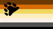 Bear pride flag