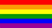 Gay pride flag